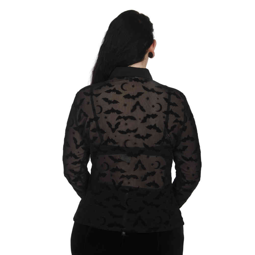 Banned - Strangers Paradise Bluse - Schwarz